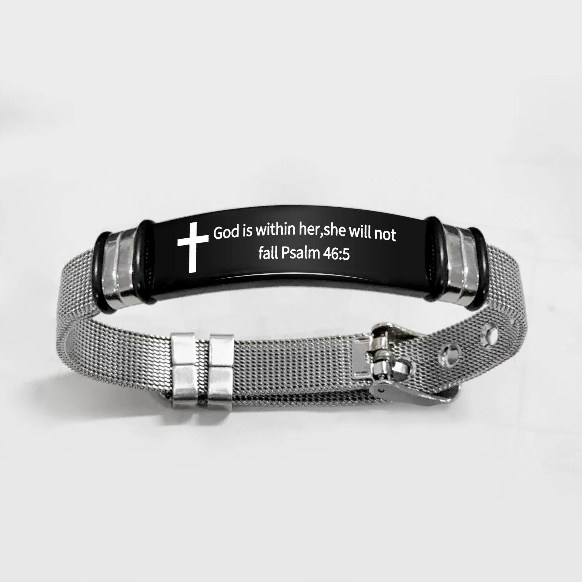 Pulsera Motivacional de Estilo Múltiple con Versículos de la Biblia