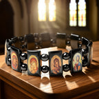 Pulsera de Hematita Icono Sagrado: Un Símbolo de Devoción Atemporal