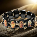 Pulsera de Hematita Icono Sagrado: Un Símbolo de Devoción Atemporal