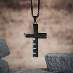 Collar Cruz del Padre Nuestro en Tres Colores: Un Símbolo Atemporal de lo Sagrado