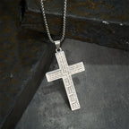 Collar Cruz del Padre Nuestro en Tres Colores: Un Símbolo Atemporal de lo Sagrado