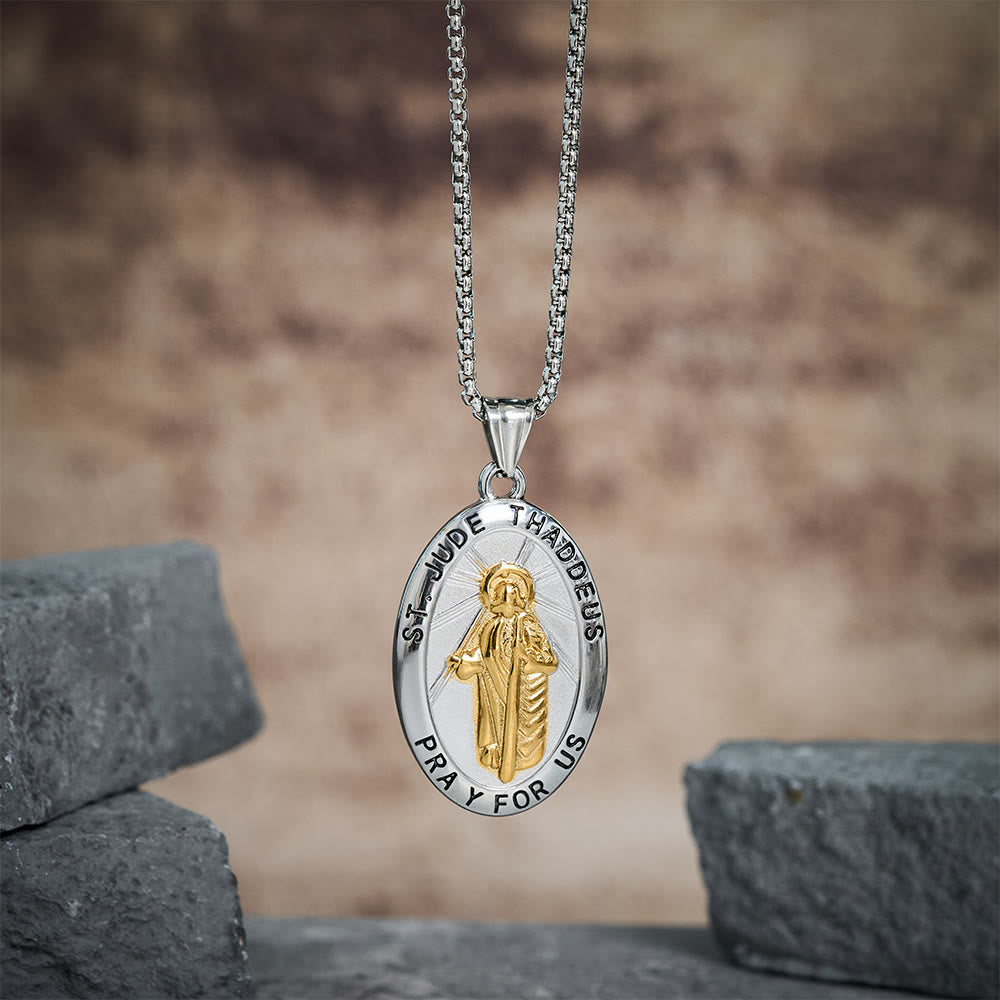 Collar con Colgante de San Judas Tadeo