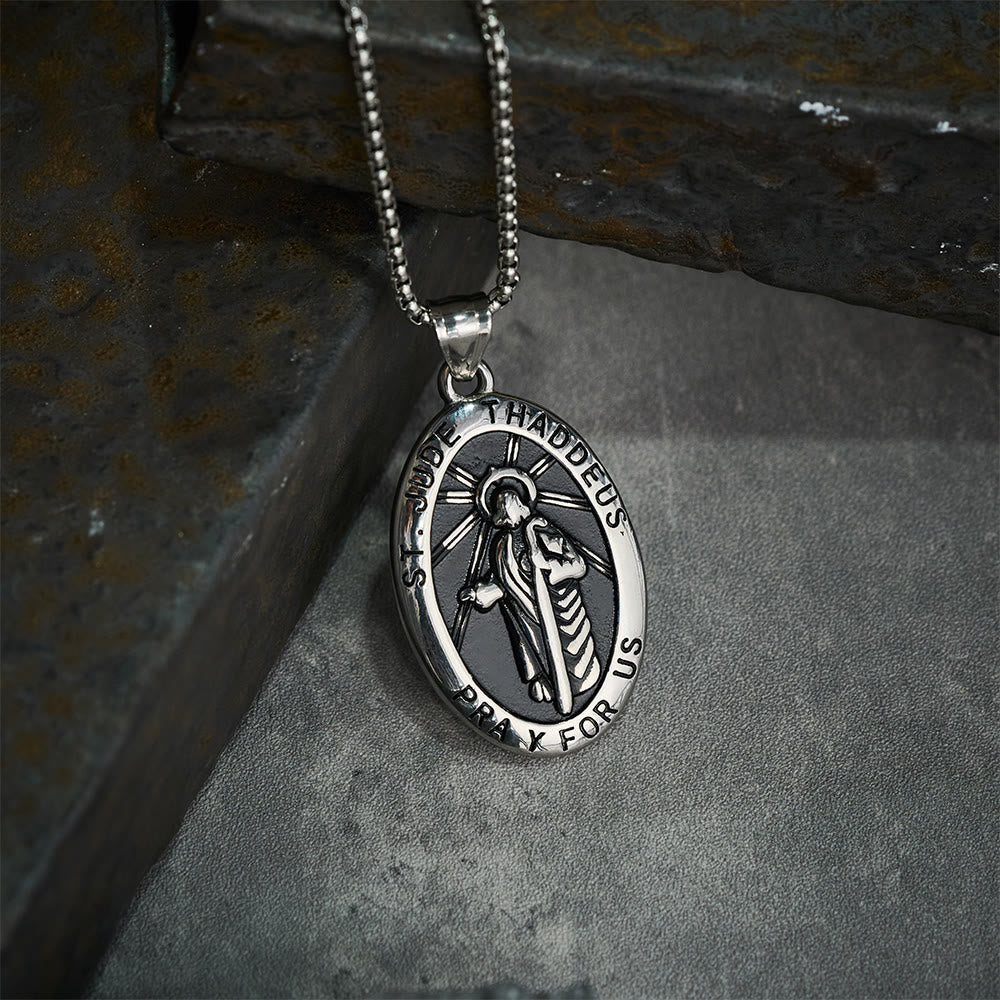 Collar con Colgante de San Judas Tadeo