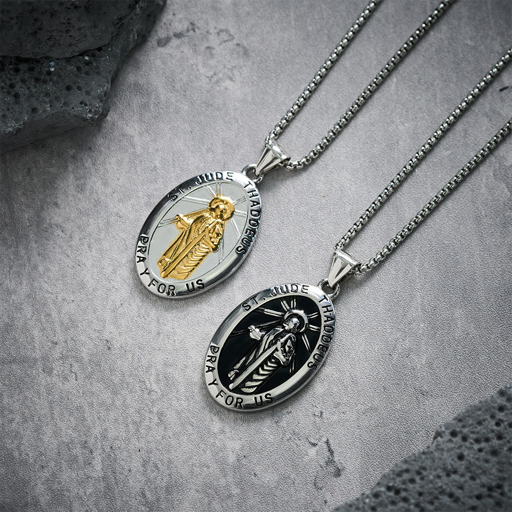Collar con Colgante de San Judas Tadeo