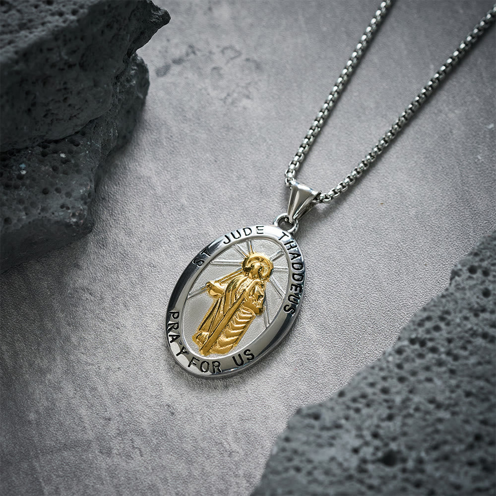 Collar con Colgante de San Judas Tadeo