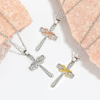 Collar de Zirconio Cruz Infinito: Un Símbolo del Amor Eterno de Cristo