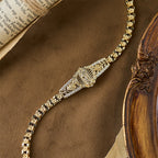 Colección de Pulseras de Nuestra Señora con Filigrana Dorada: Un Símbolo de Gracia Maternal y Protección