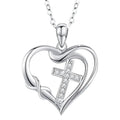 Collar Corazón y Cruz: Devoción y Elegancia Atemporal