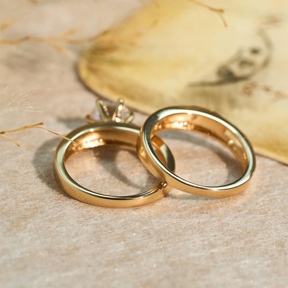 Conjunto de Anillos Apilables de Cruz: Símbolo Atemporal de Fe y Luz Eterna