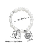 Pulsera de la Medalla Milagrosa de Nuestra Señora y San Benito