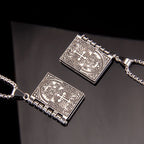 Colgante de Cruz Giratoria de la Santa Biblia, Collar de Calidad