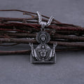 Collar con Medalla de Oración a la Virgen María de Acero Inoxidable, Cadena de Protección Católica