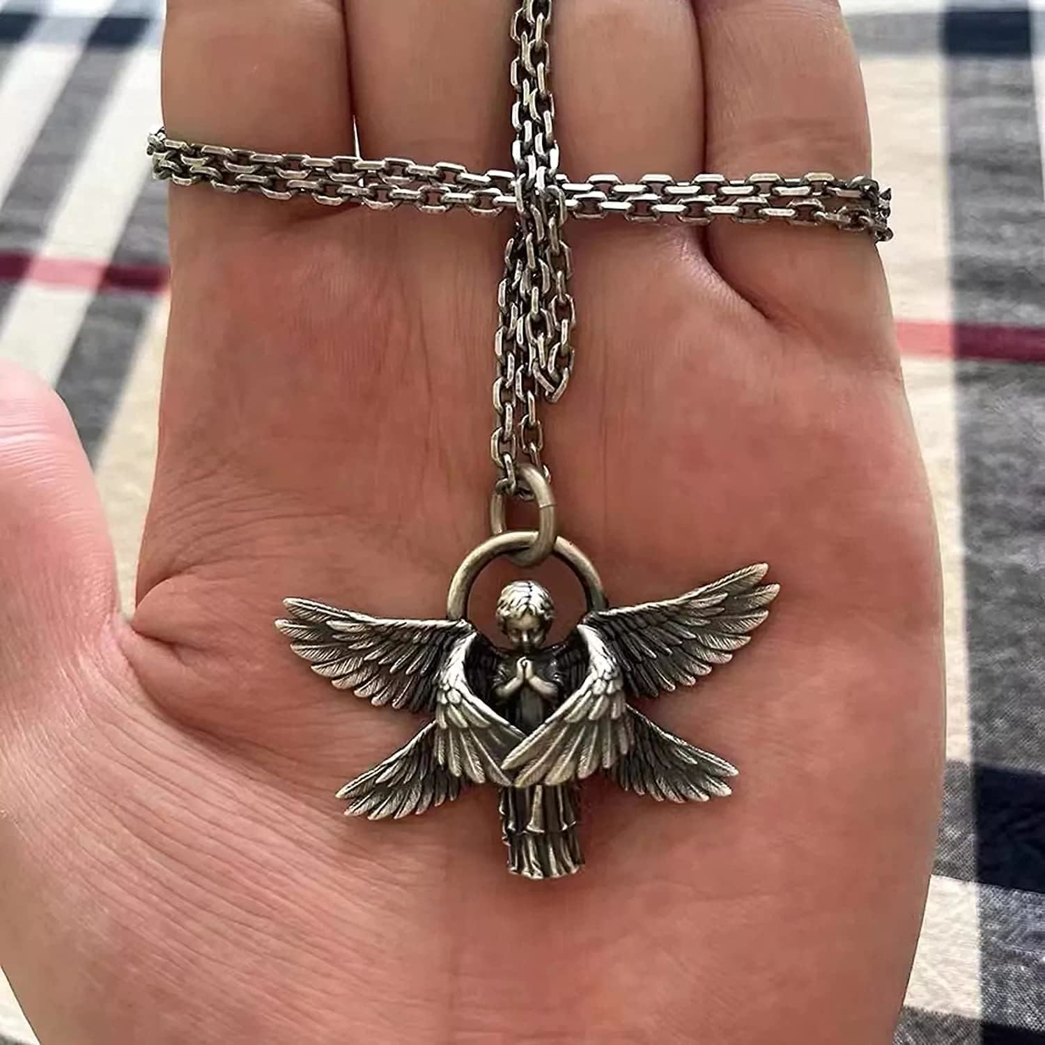 Colgante de Alas de Ángel que Trae Buena Suerte