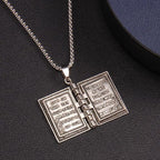 Colgante de Biblia Santa Cruz Giratoria Calidad Collar
